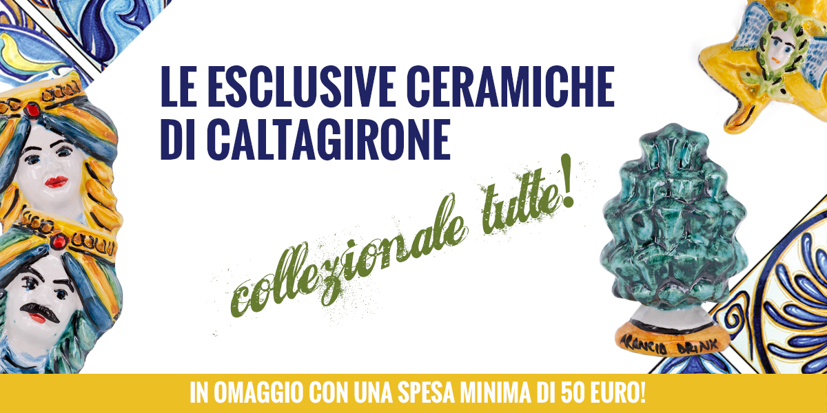 Colleziona le esclusive ceramiche di Caltagirone