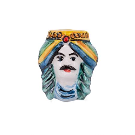 Ceramica di Caltagirone esclusiva e firmata - il moro - uomo